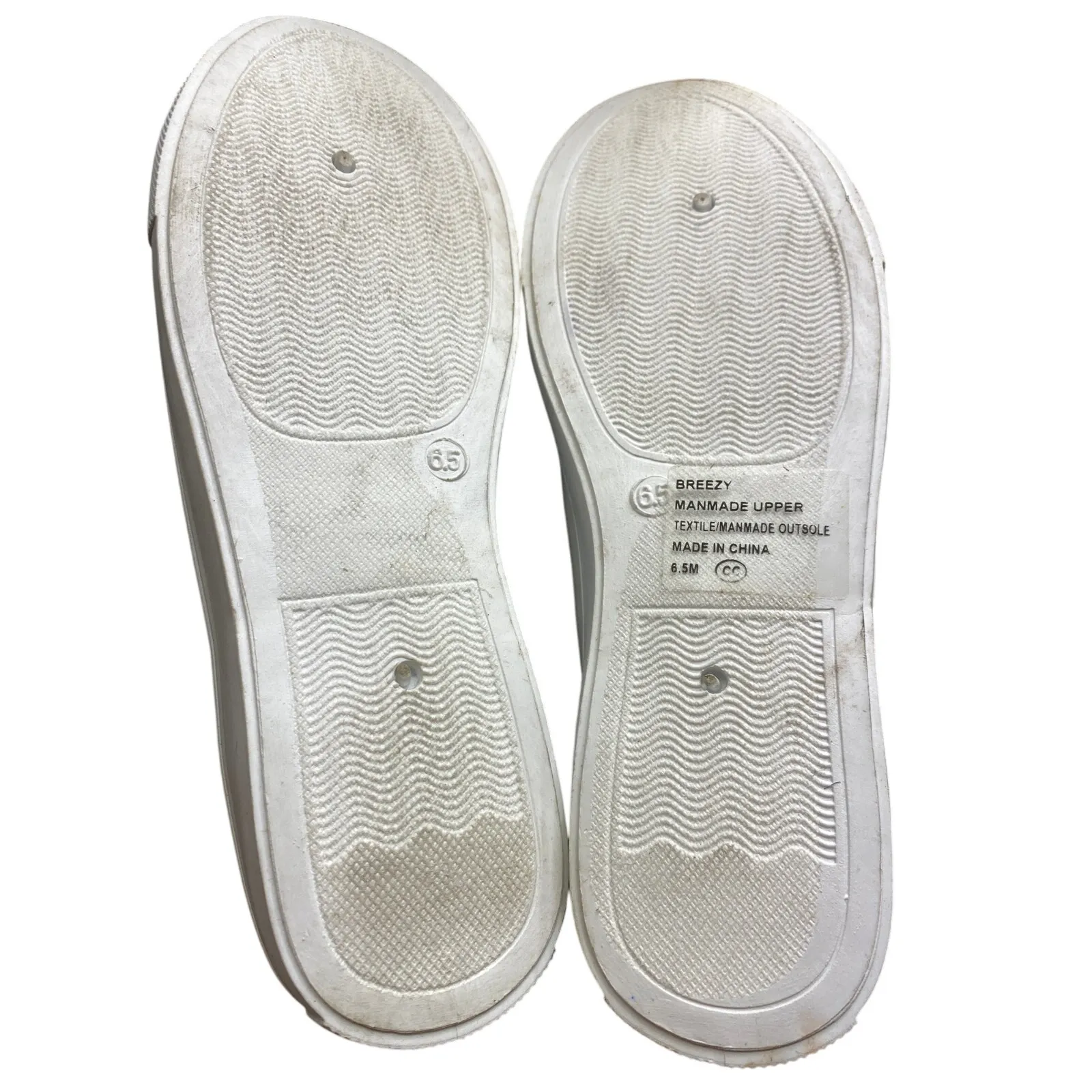 Pop Comfort Fit Women's Size 6.5 White Rainbow Lace Sneakers Shoes - Image 8