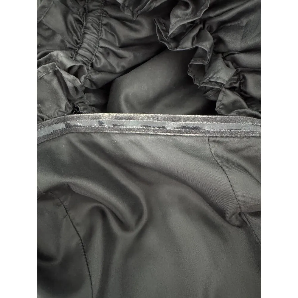 LoveShackFancy Tara Off-the-shoulder Ruffle-trim Taffeta Dress black size 2 - Image 8