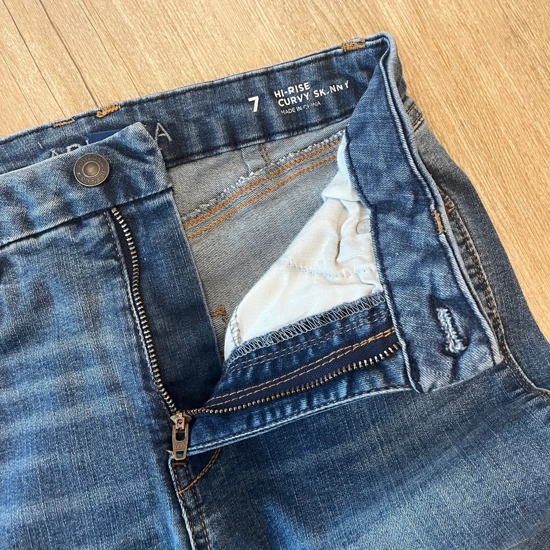 Womens Arizona Jeans Hi-Rise Curvy Skinny - 7 - Image 6