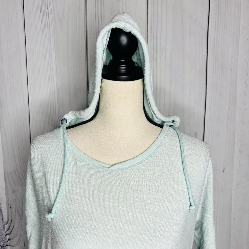 Columbia Hooded Top Seafoam Green Lightweight Pullover Drawstring Hoodie Sz M - Image 2