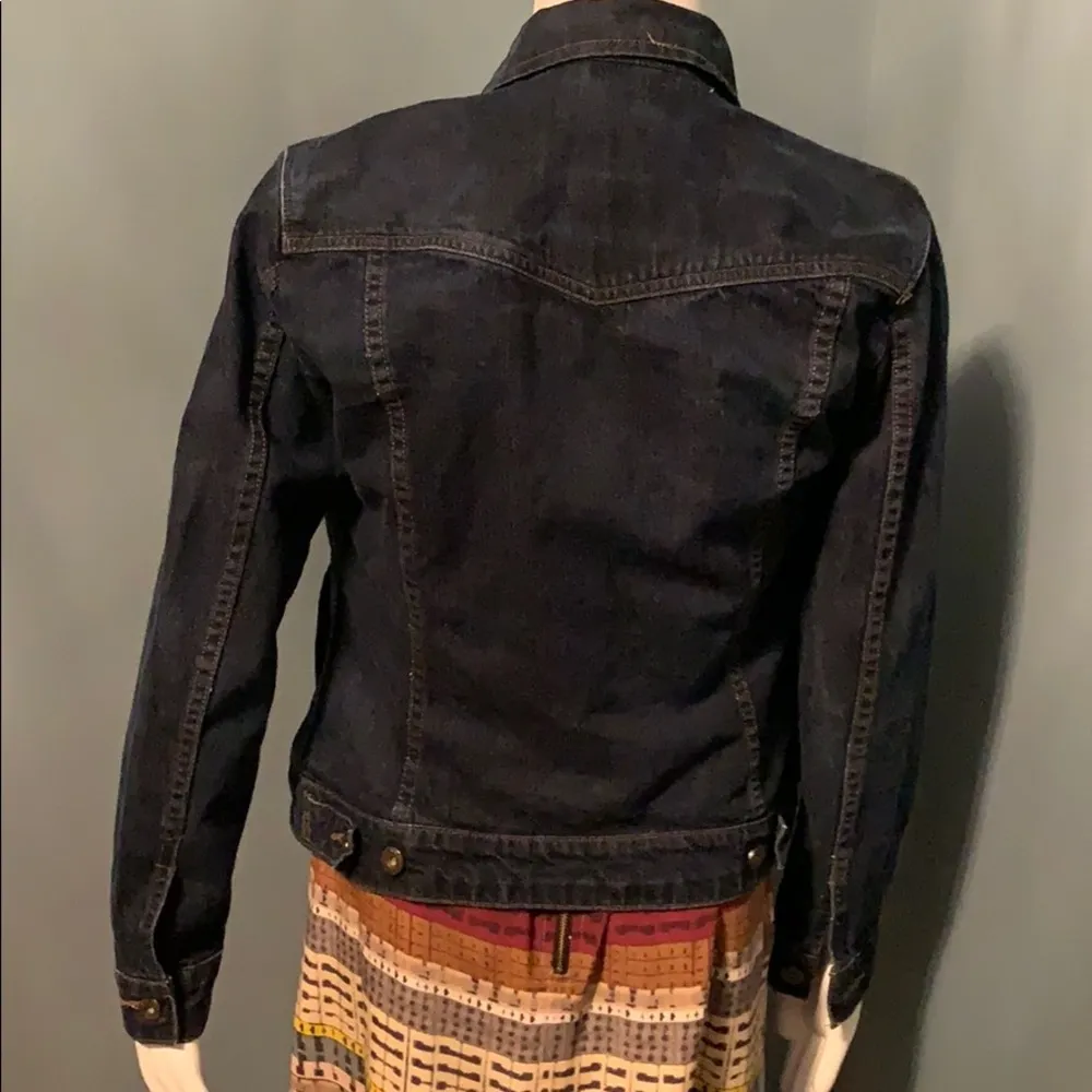 Levi’s Dark Rinse Denim Jean Jacket Size Small - Image 4