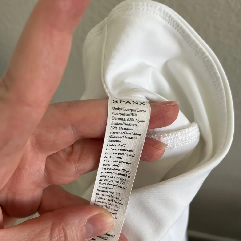 Spanx  Womens White Get Moving Skort Plus Size 3X Mid Length - Image 10