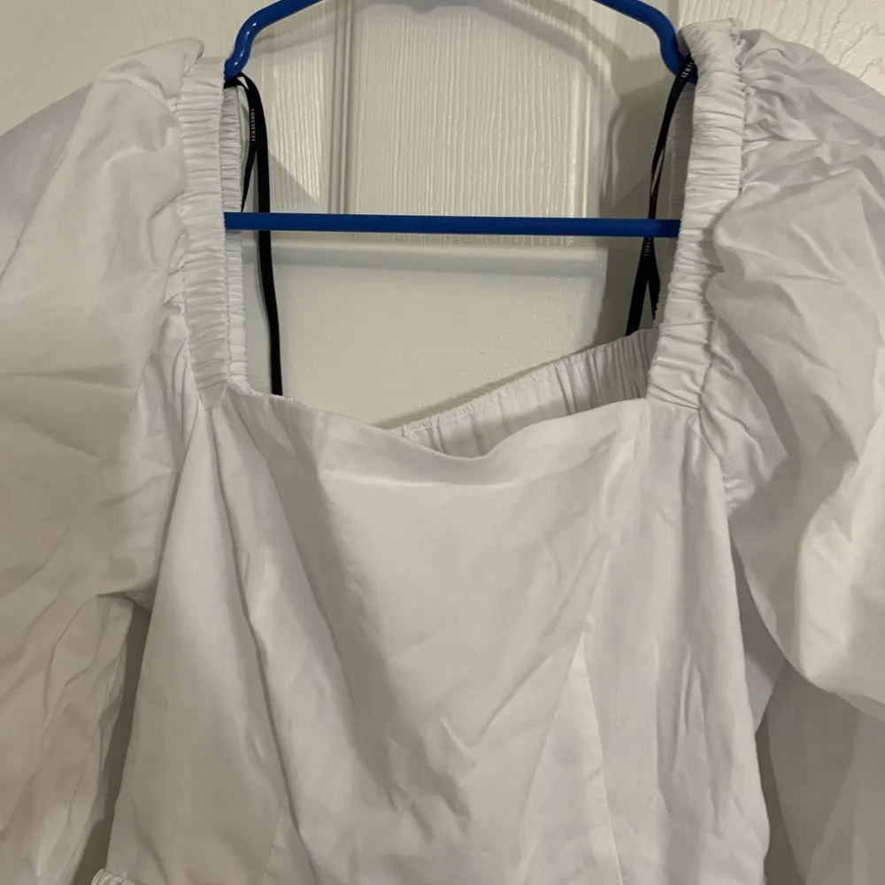 White Puff sleeve dress Size M - Image 6