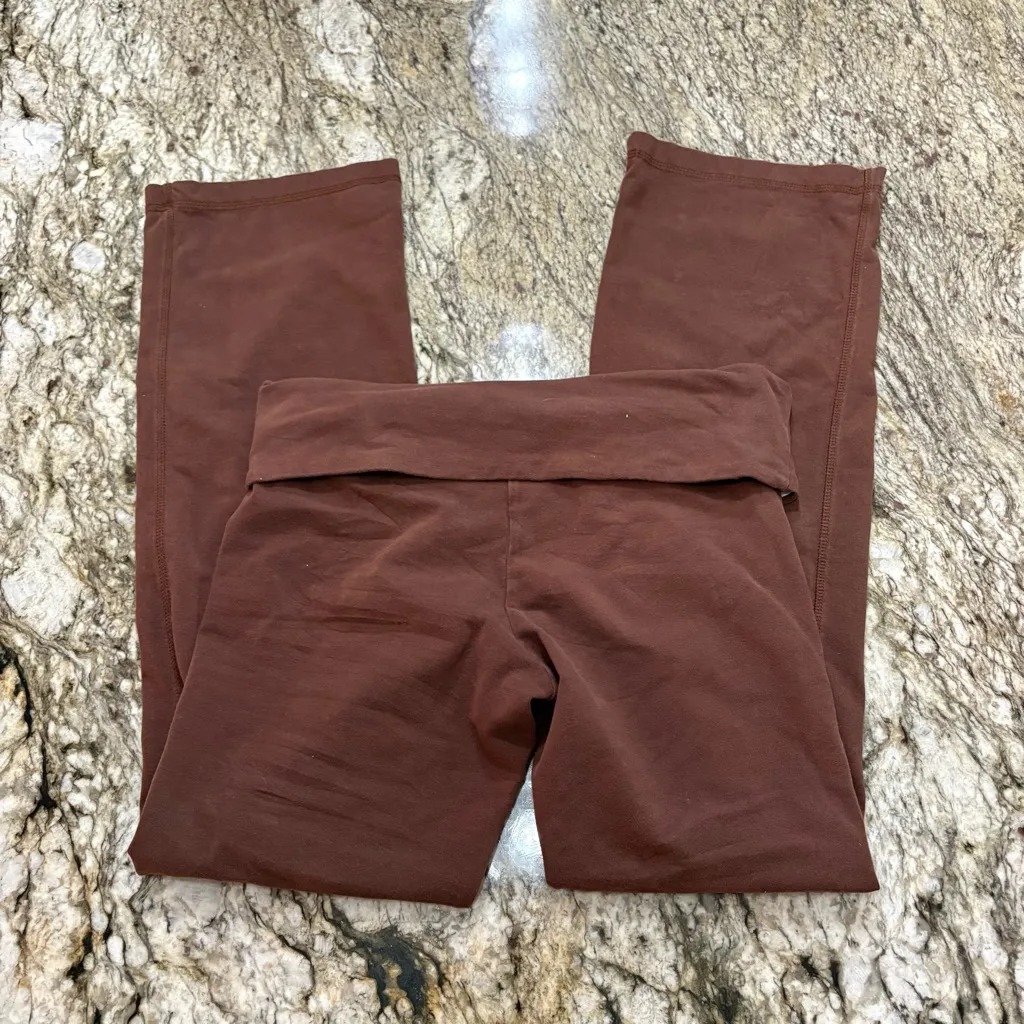 Y2K Foldover Wide Leg Pants Size M - Image 3