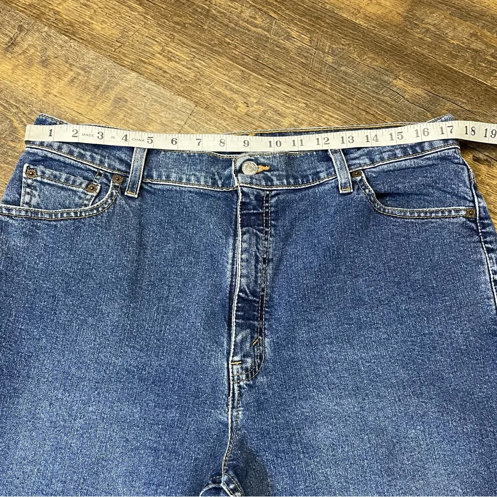 Vintage Y2K Levi's 512 Slim Taper Jeans Womens 18 MIS S High Waist Made In USA - Image 2