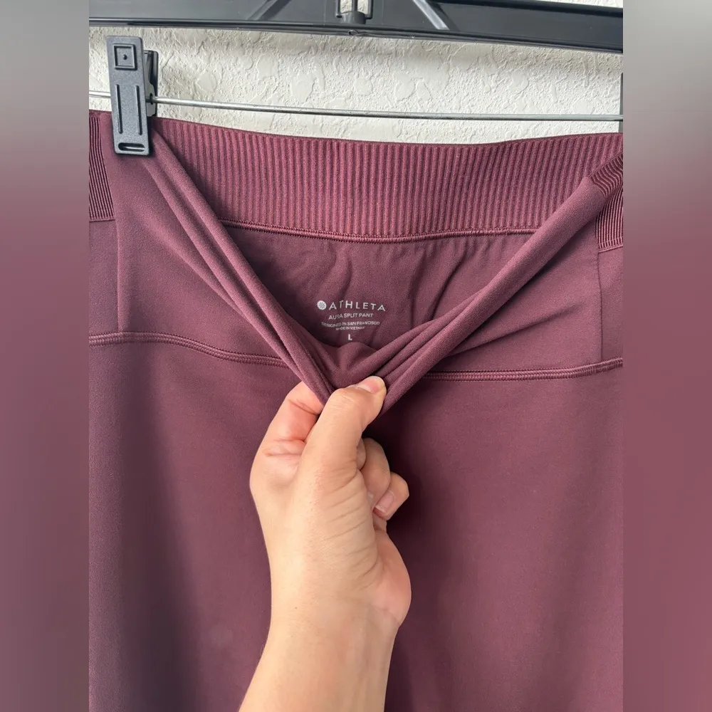 Athleta AURA SPLIT PANT IN POWERVITA Size Large - Image 6