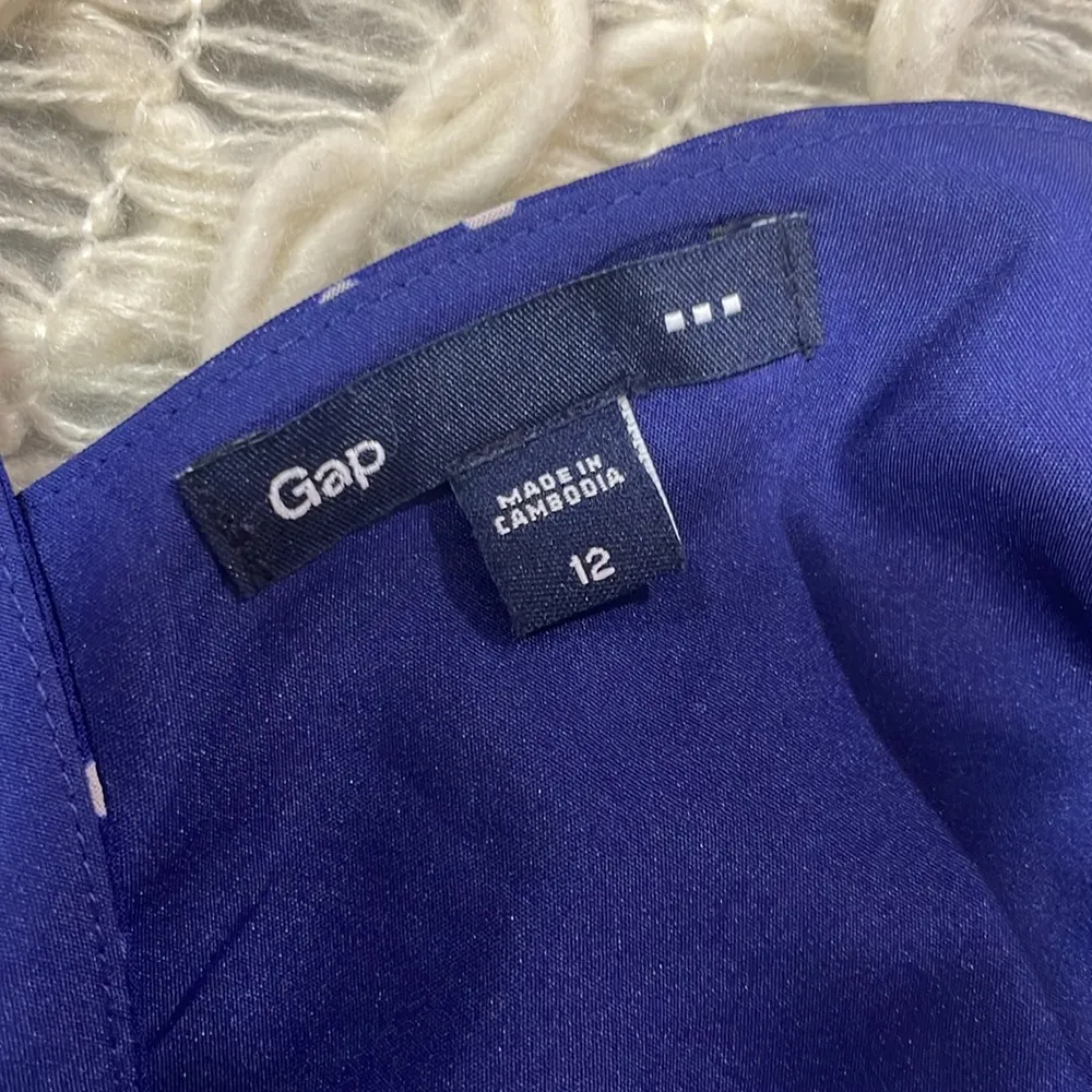 GAP London crossover midi polka dot  print empire waist accordian straps flowing - Image 7