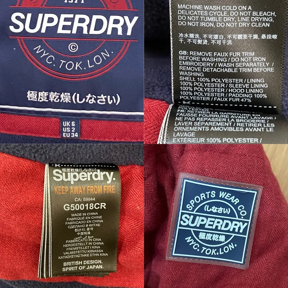 Tall Marl Toggle Puffle Jacket Burgundy Puffer Hooded Coat Size 2 US - Image 14