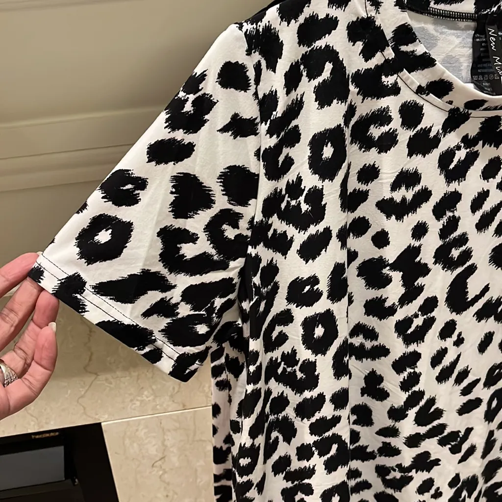 New Mix boutique Leopard set size L Black Size L - Image 4