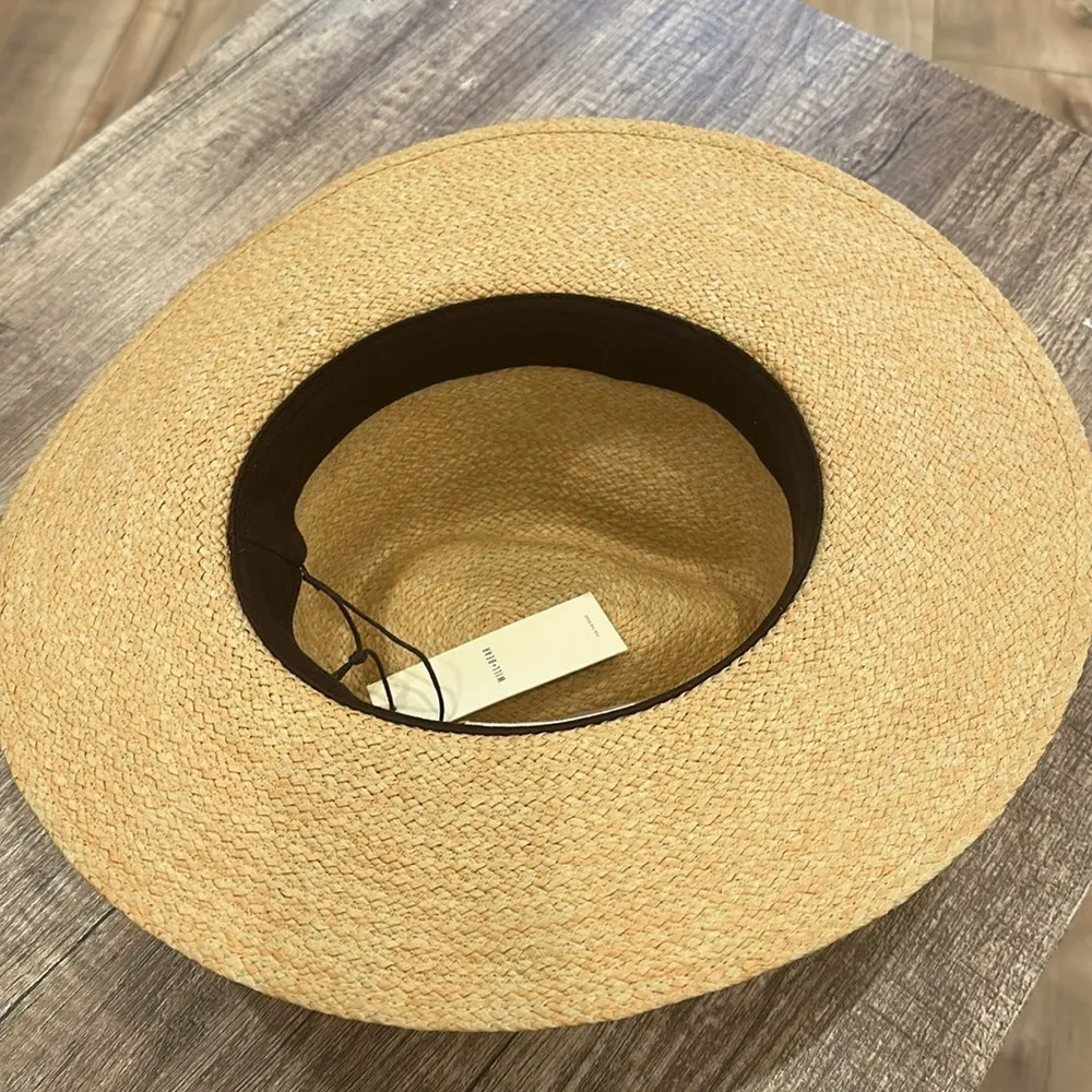 NWT Will + Bear Sawyer Sand Medium Brim Straw Hat Unisex - Image 12