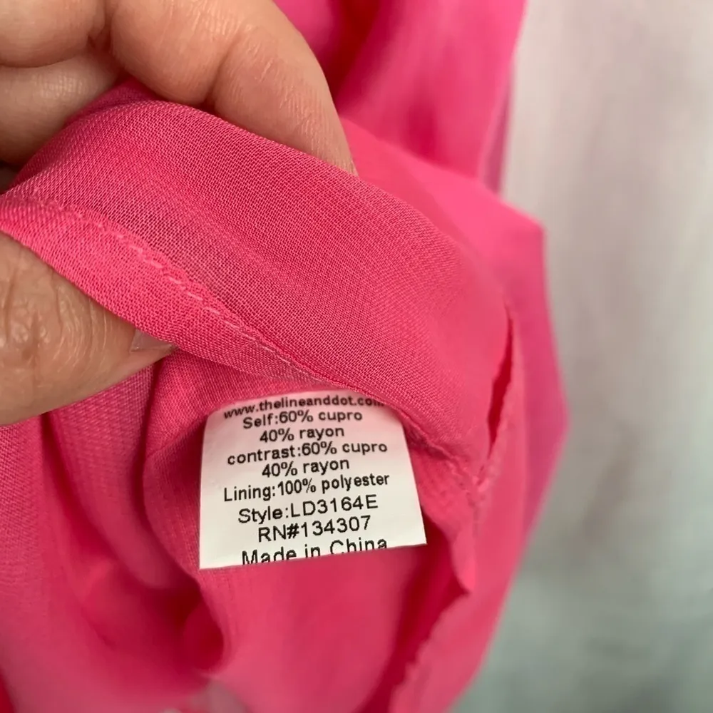 Line &‎ Dot Racerback Fit & Flare Pink Dress M NWT - Image 8