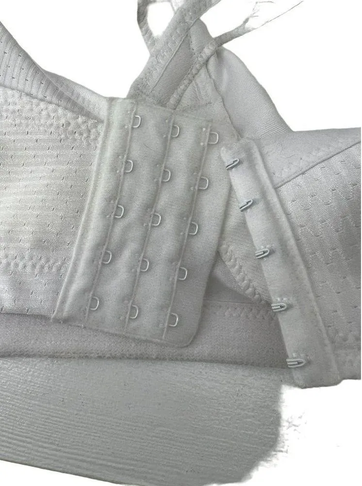 Glamorise Double Layer Custom Control High Impact Sports Bra 1166 White 42F Size undefined - Image 9