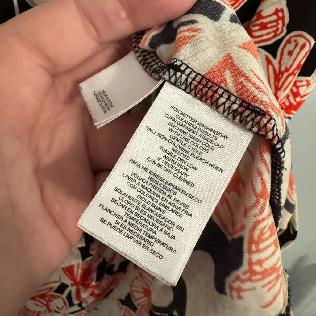 Jones Studio Separates Butterfly Print Sleeveless Tank Top Women's Plus Size 1X - Image 7