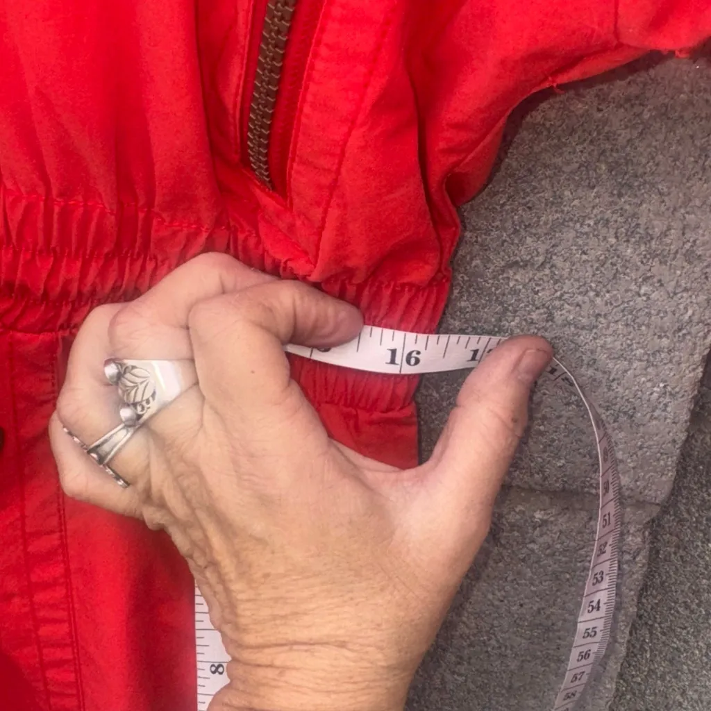 Powderhorn Red & Black Ski Vintage Snowboard Snowsuit Women's Size 8 - Image 12