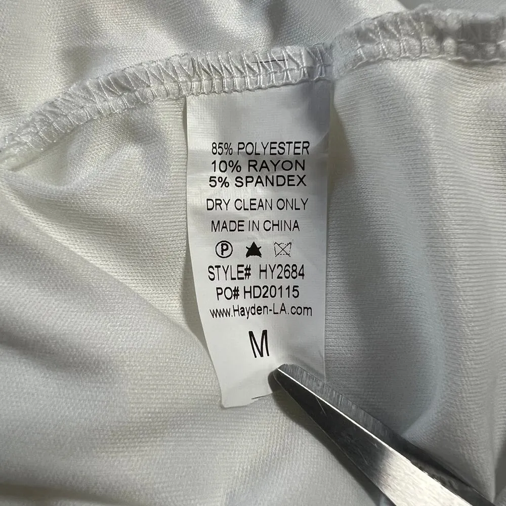 Hayden Puff Sleeve Baby Doll Dress Size Medium Square Neck Fairy Cottagecore - Image 10