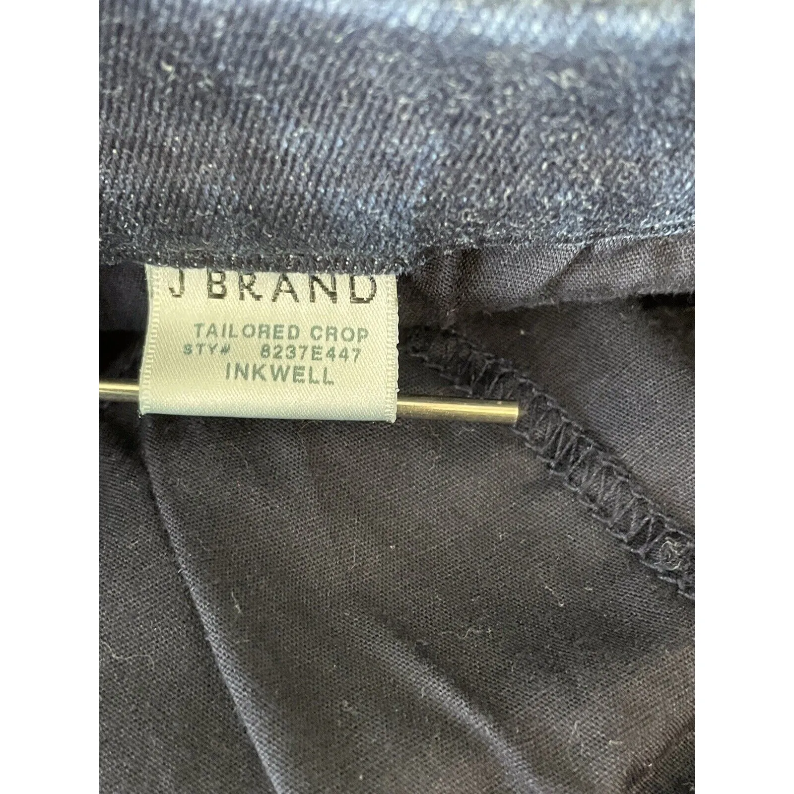 J Brand Inkwell Tailored Crop Mid Rise Stretch Ankle Jeans Pants Size 28 - Image 11