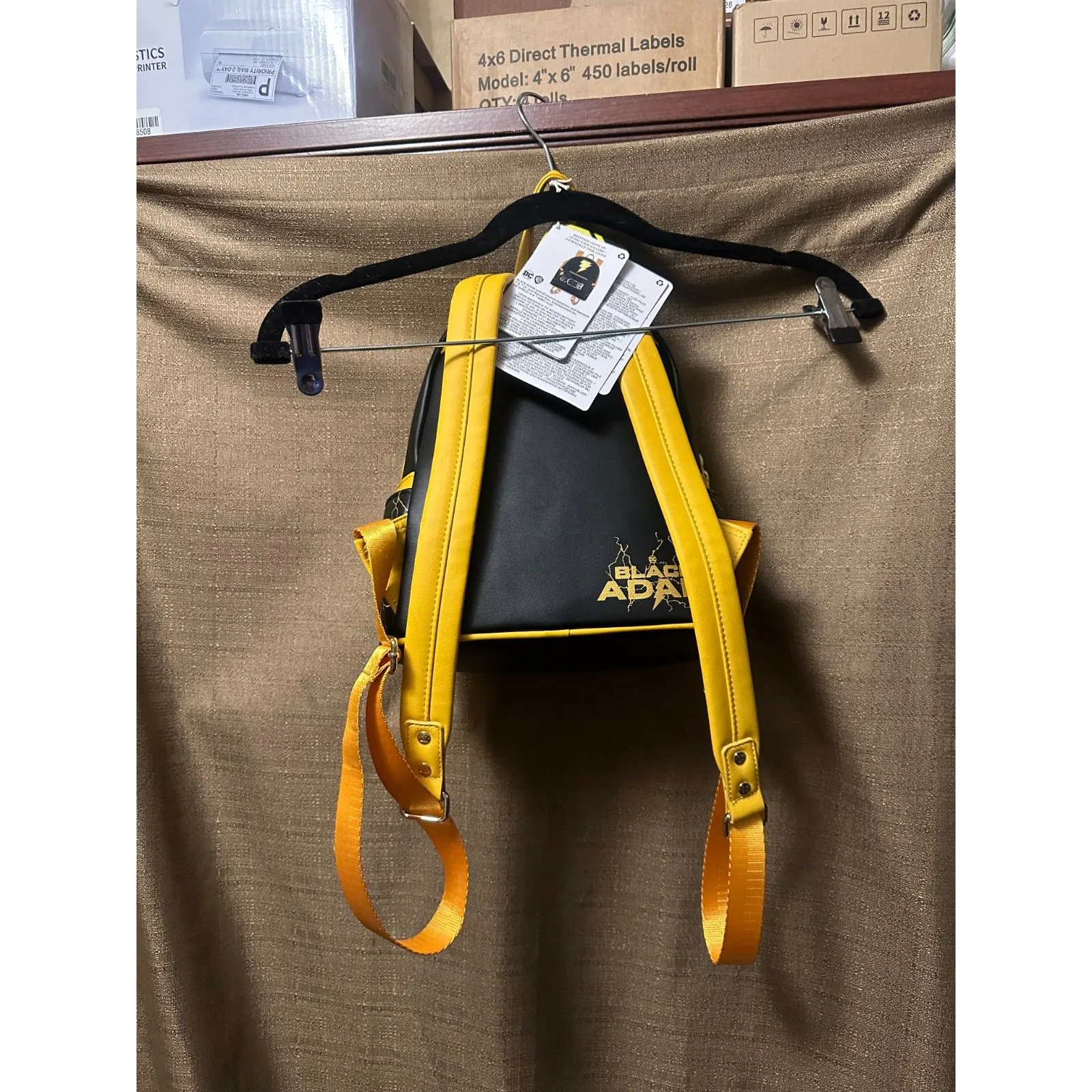 Loungefly DC Comics Black ADAM Light UP Cosplay Mini Backpack - Image 2