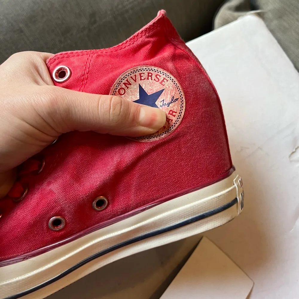 NWT: Converse Women's Red high heel Sneakers - Image 6
