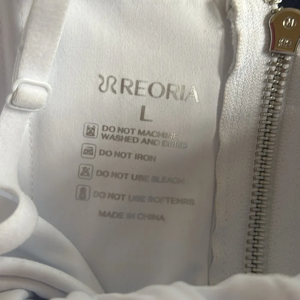 ReoRia Sexy Square Neck Trendy White Spaghetti Strap Corset Crop Top Sz L Size L - Image 11