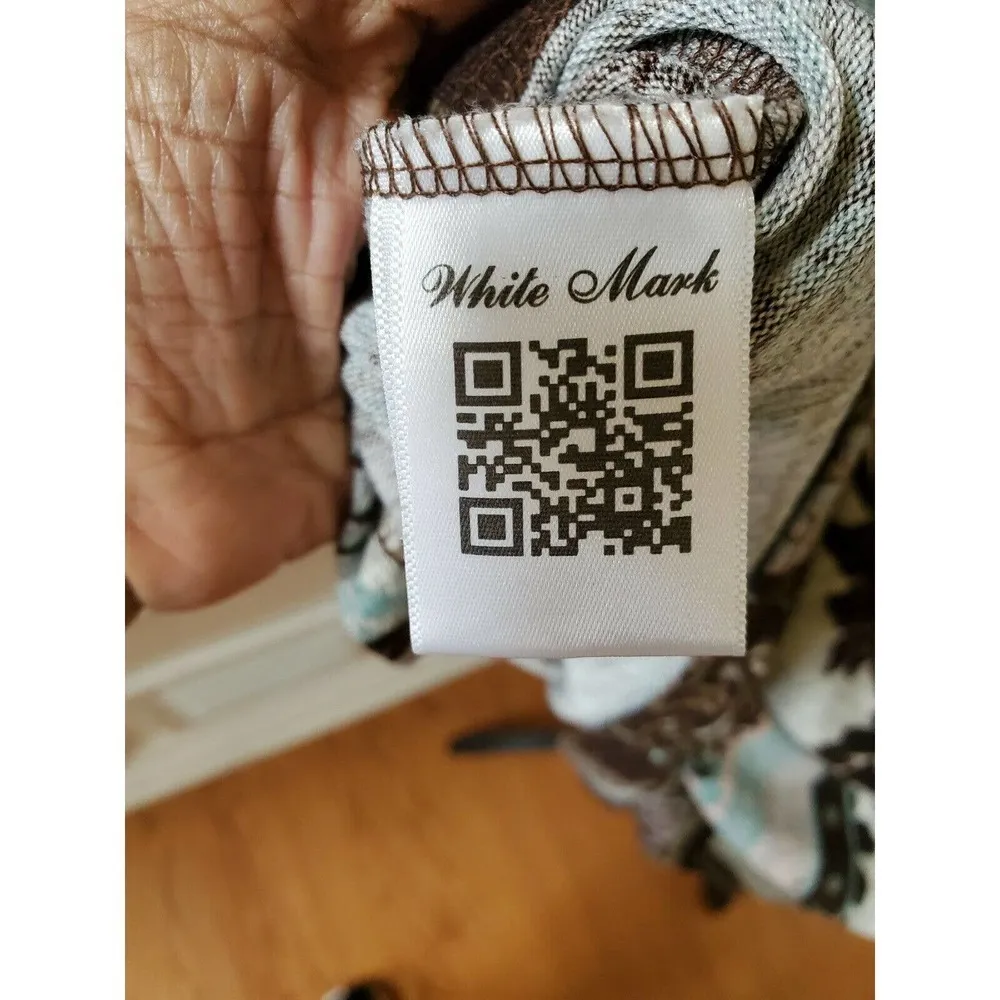 White Mark Embroidered Sweater Dress Size Medium - Image 7