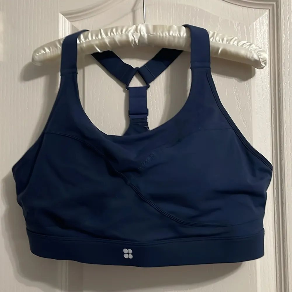 💙💖 NWT Sweaty Betty Power Medium Impact Sports Bra in Navy Blue - Image 3