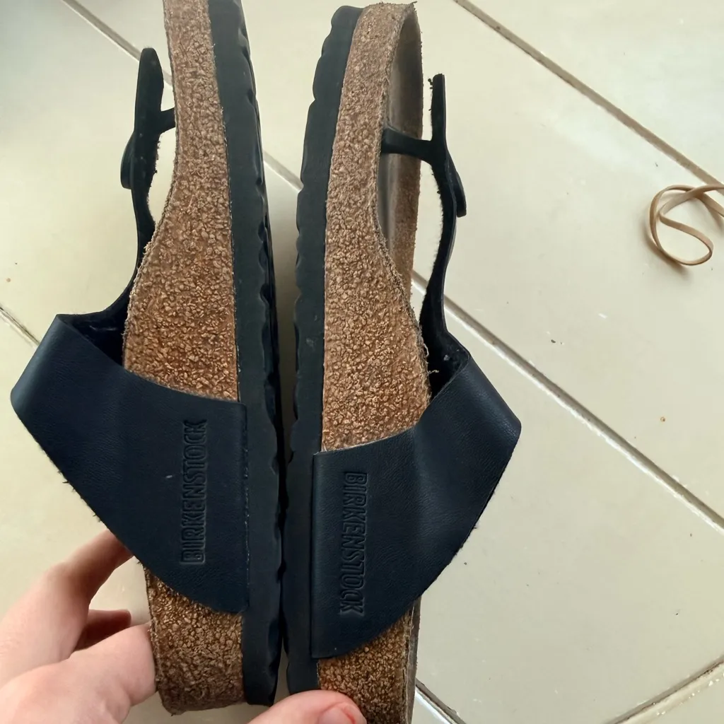 Birkenstocks Black Sandals with Buckle - Image 5