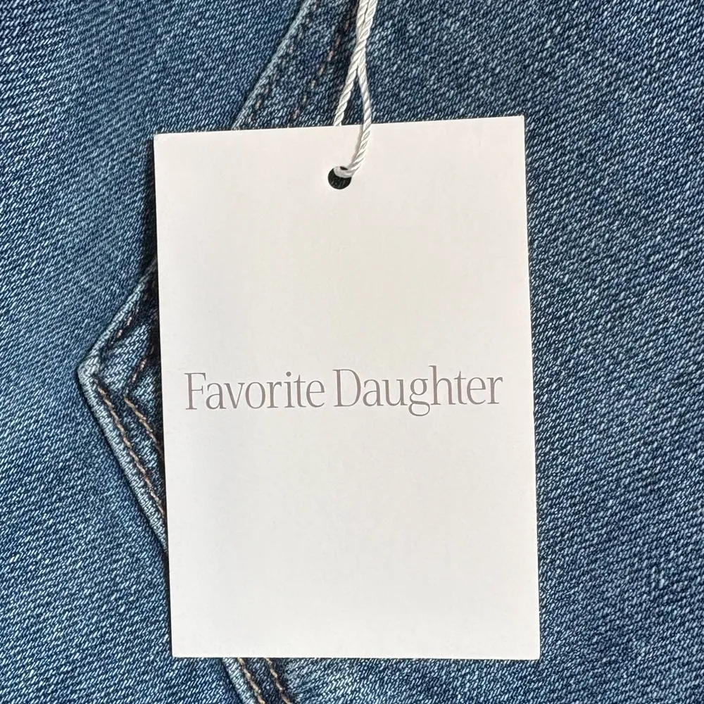 Favorite Daughter Size 33 The Erin High Rise Slim Straight Medium Indigo NWT‎ Blue - Image 7