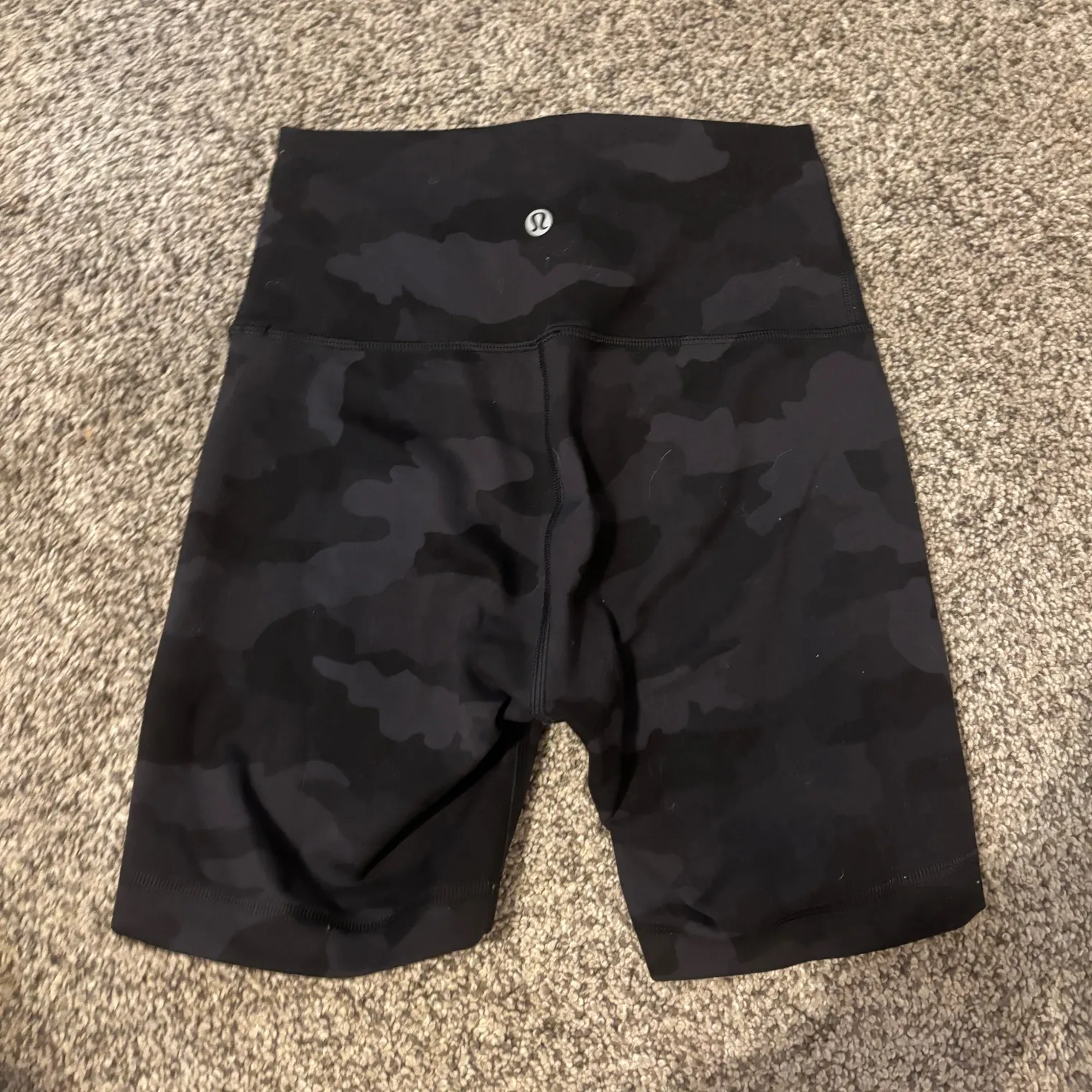Camo Lululemon Biker Shorts - Image 2