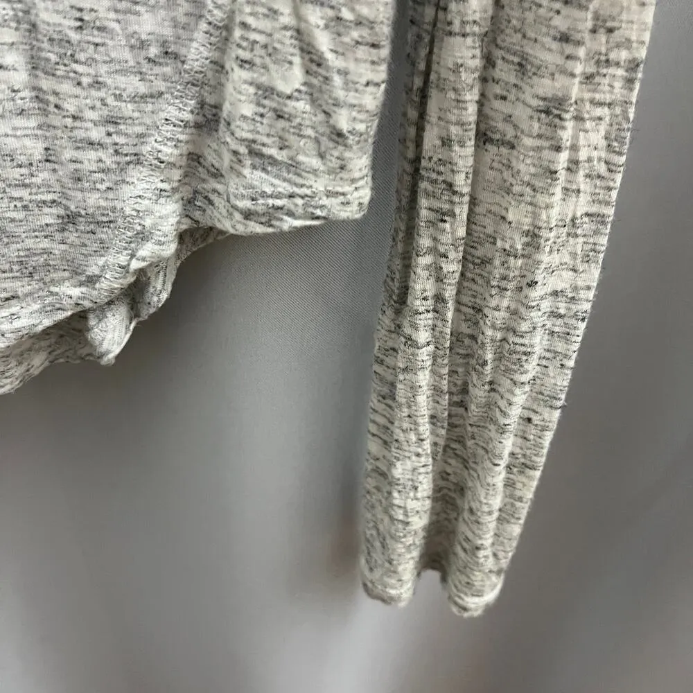 Superdry MEDIUM Gray Osakaya Pink Glitter Graphic Tee Shirt T-Shirt Long Sleeve - Image 7