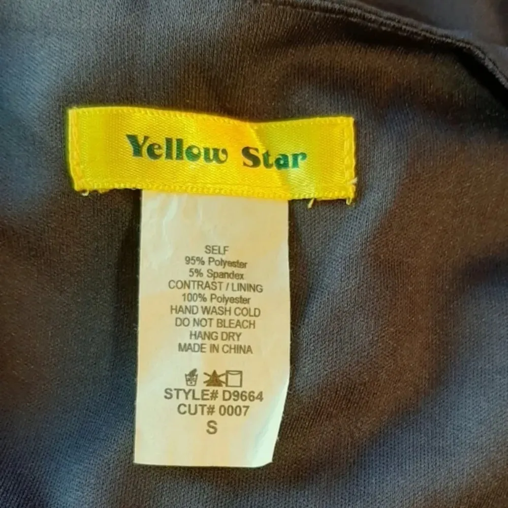 Navy Blue White Striped Hem Surplice V-Neck ModCloth Dress by Yellow Star Small - Image 6