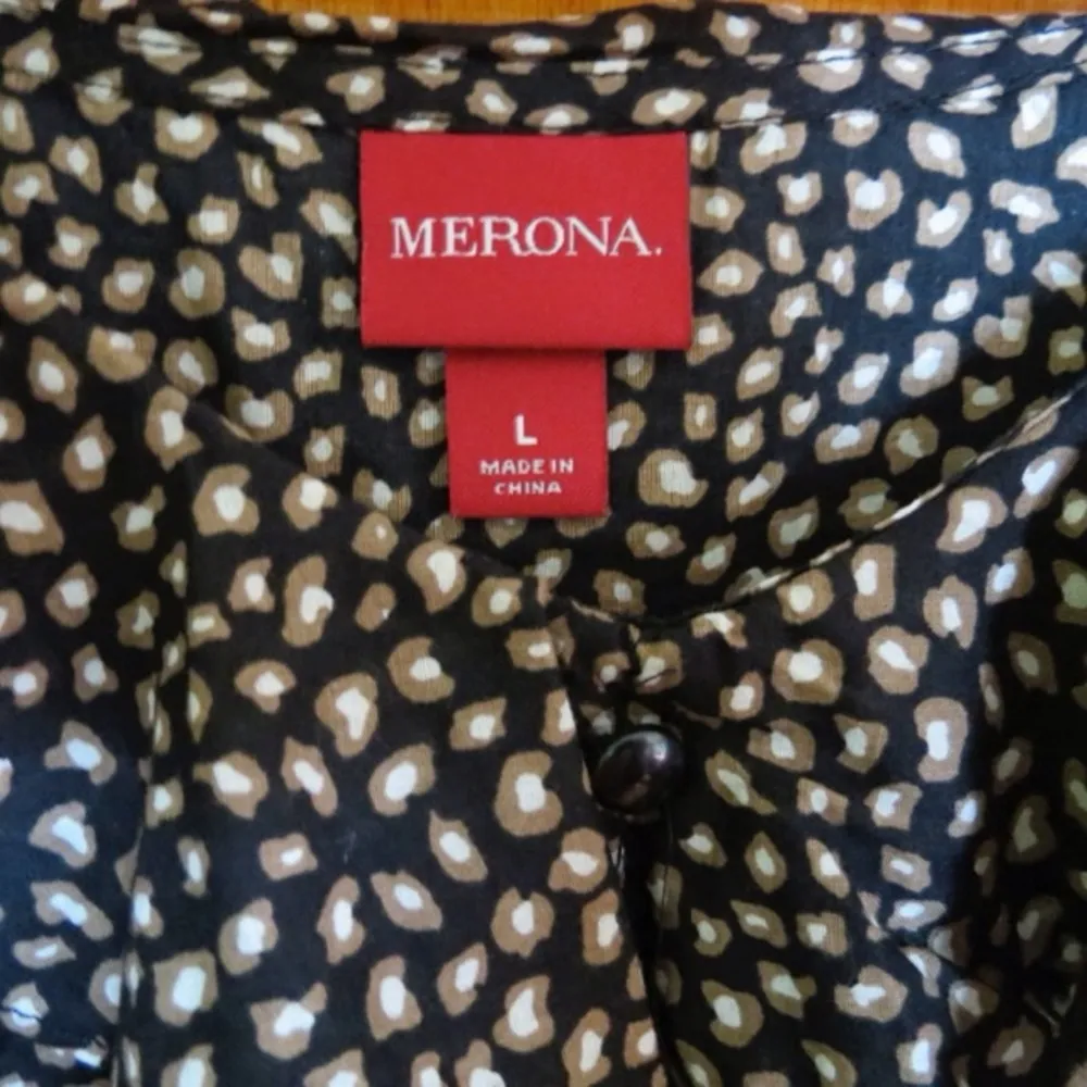 black printed ruffle blouse - Image 5