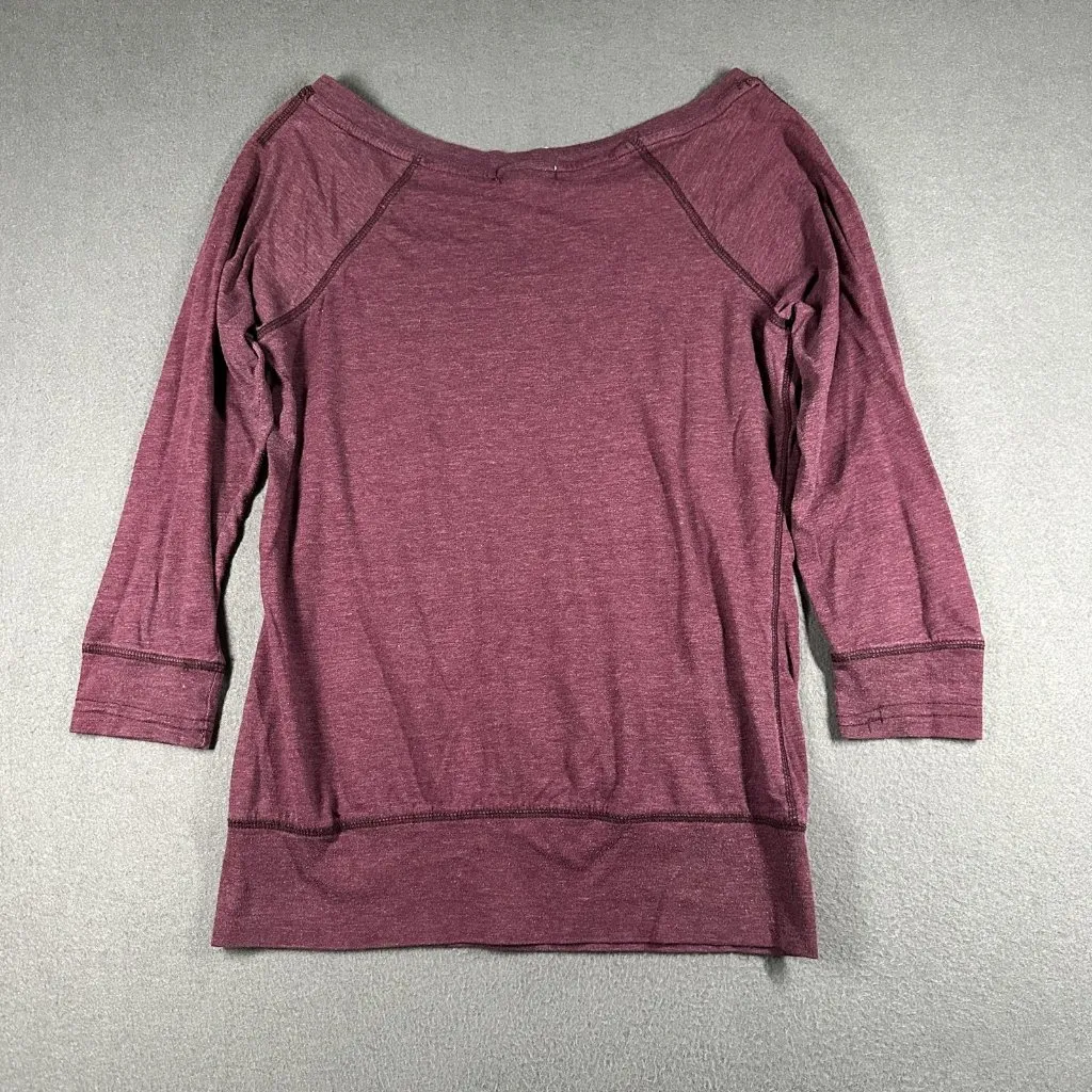 Op California Pullover Womens Large Round Neck 3/4 Sleeve Surf Graphic Pocket - Image 8