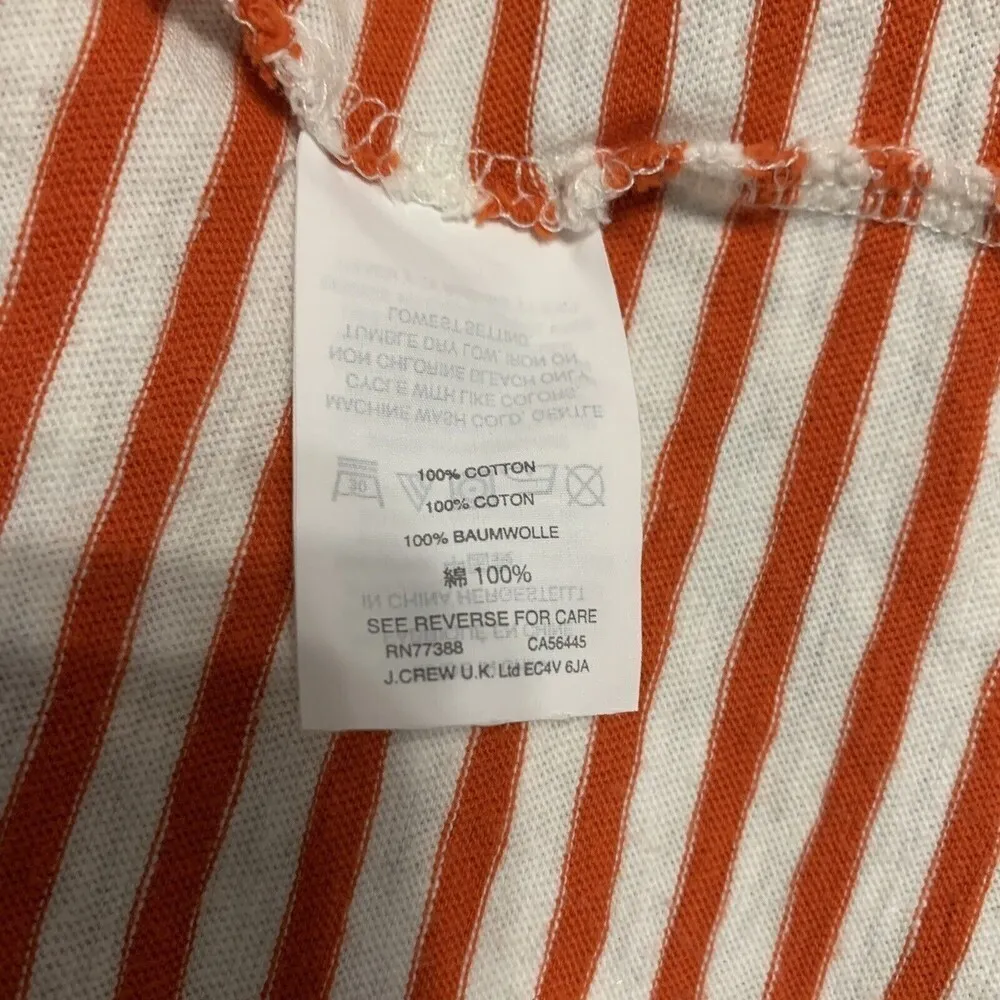 J. Crew Womens Size Small Multicolor Stripe Cotton Racerback Tank Dress - Image 5