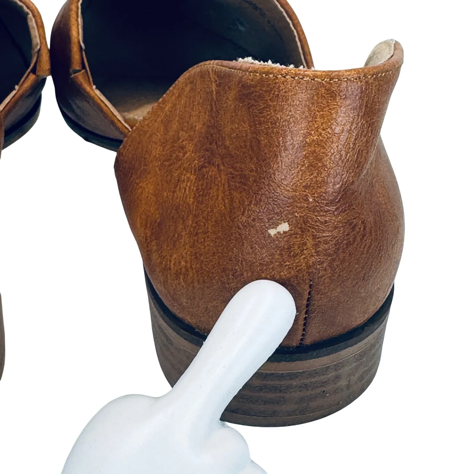 Catherine Malandrino Alaney Tan D'Orsay Flats Women's 9.5 Pointed Toe Slip On - Image 6