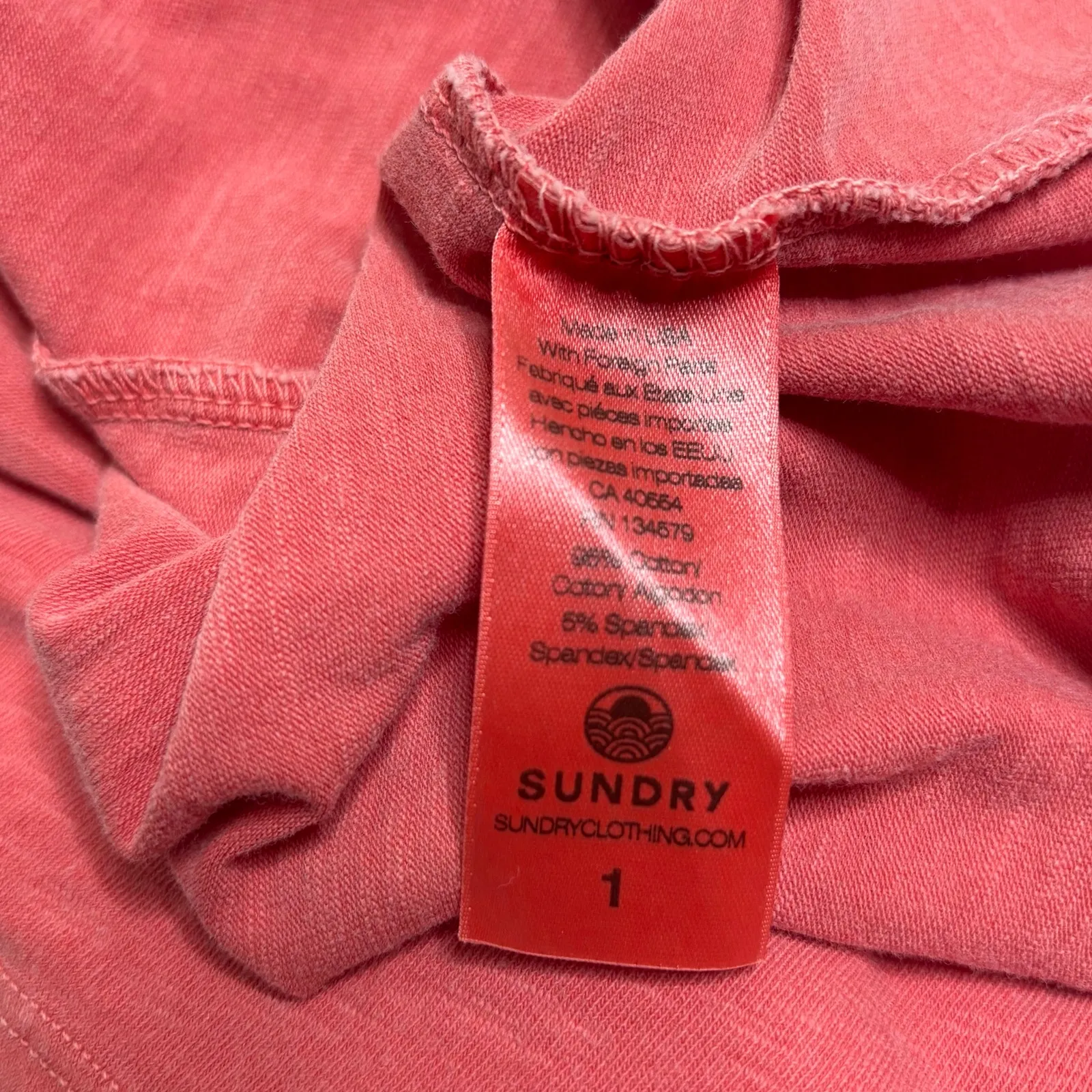 Sundry Midi Sleeveless Scoop Neck Tank Cotton Dress in Dusty Pink 1 - Image 6