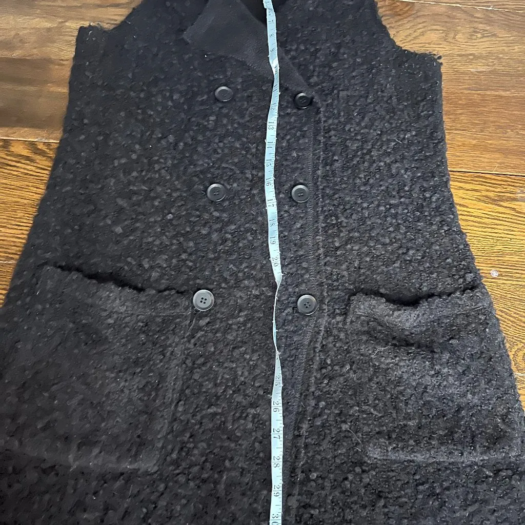 Sanctuary black sleeveless knit sweater vest dress wool blend goth winter Size M - Image 8