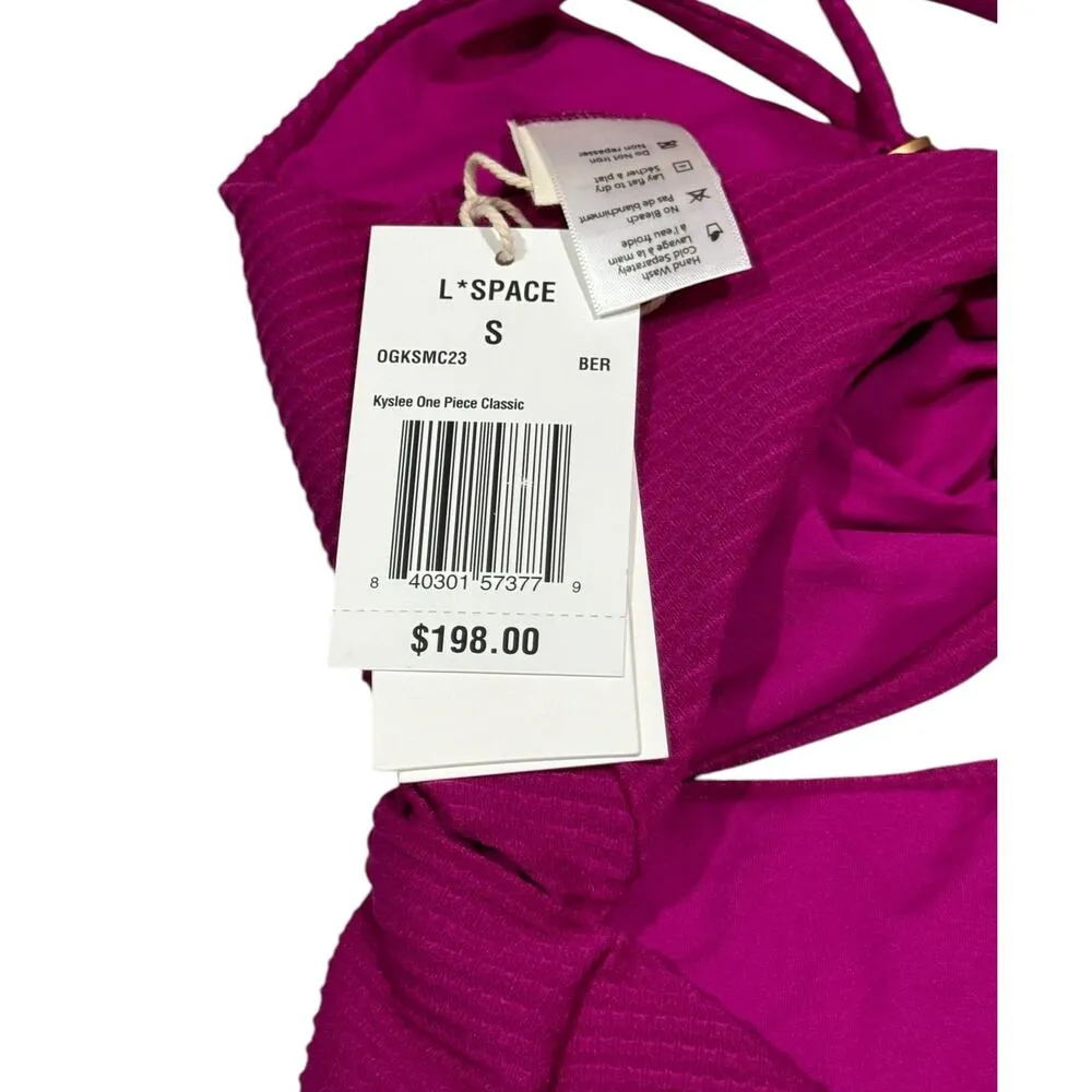 NWT! L*Space Eco Chic Repreve Kyslee One Piece Swimsuit - Size Small - Image 7