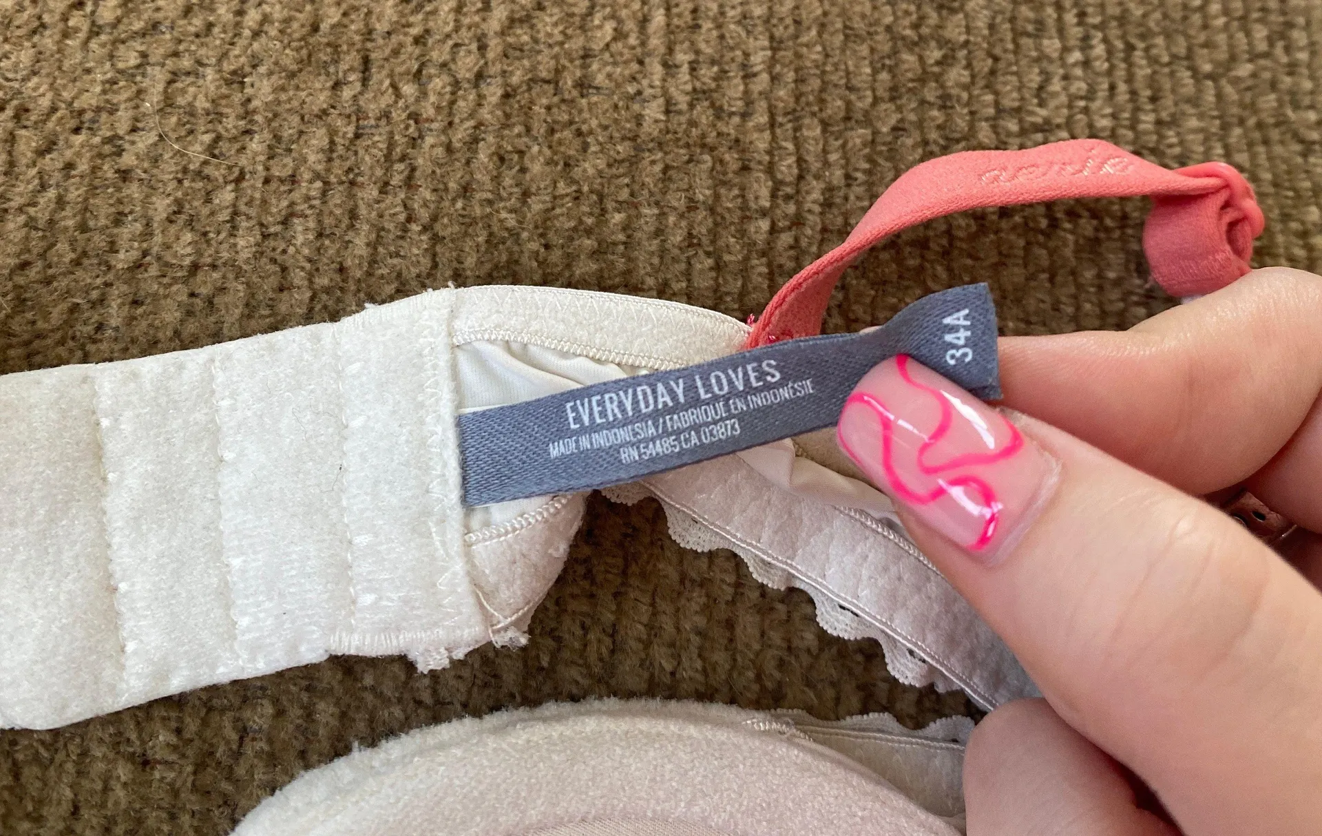 White Push Up Bra - Image 2