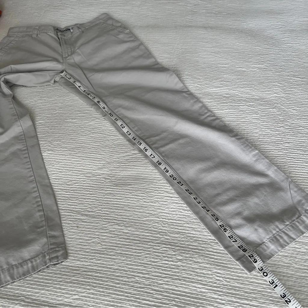 COLUMBIA khaki pants hiking cotton size 8 Tan - Image 9