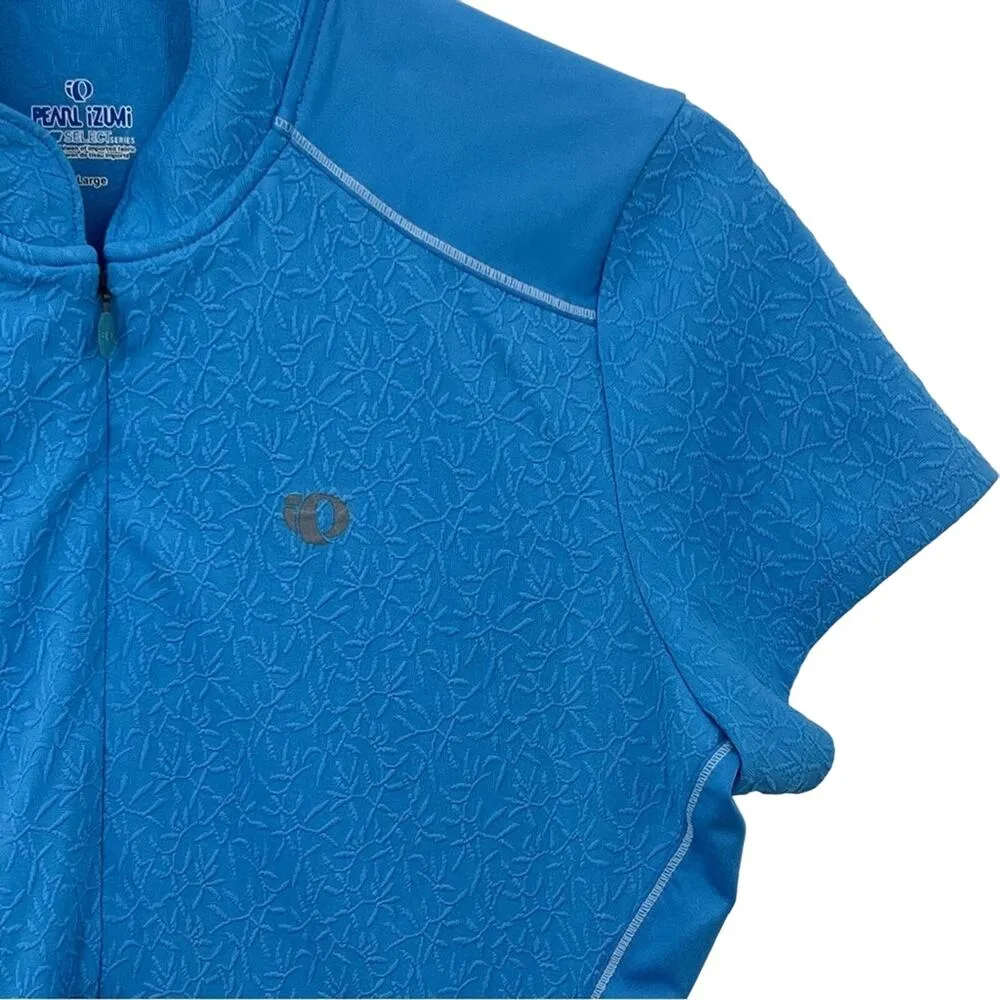 Pearl Izumi Select shirt women's XL cycling jersey 3/4 zip short sleeve pockets - Image 3