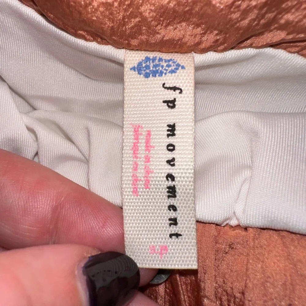 FREE PEOPLE | FP Movement The Way Home Shorts | Brushed Apricot | Size Small - Image 6