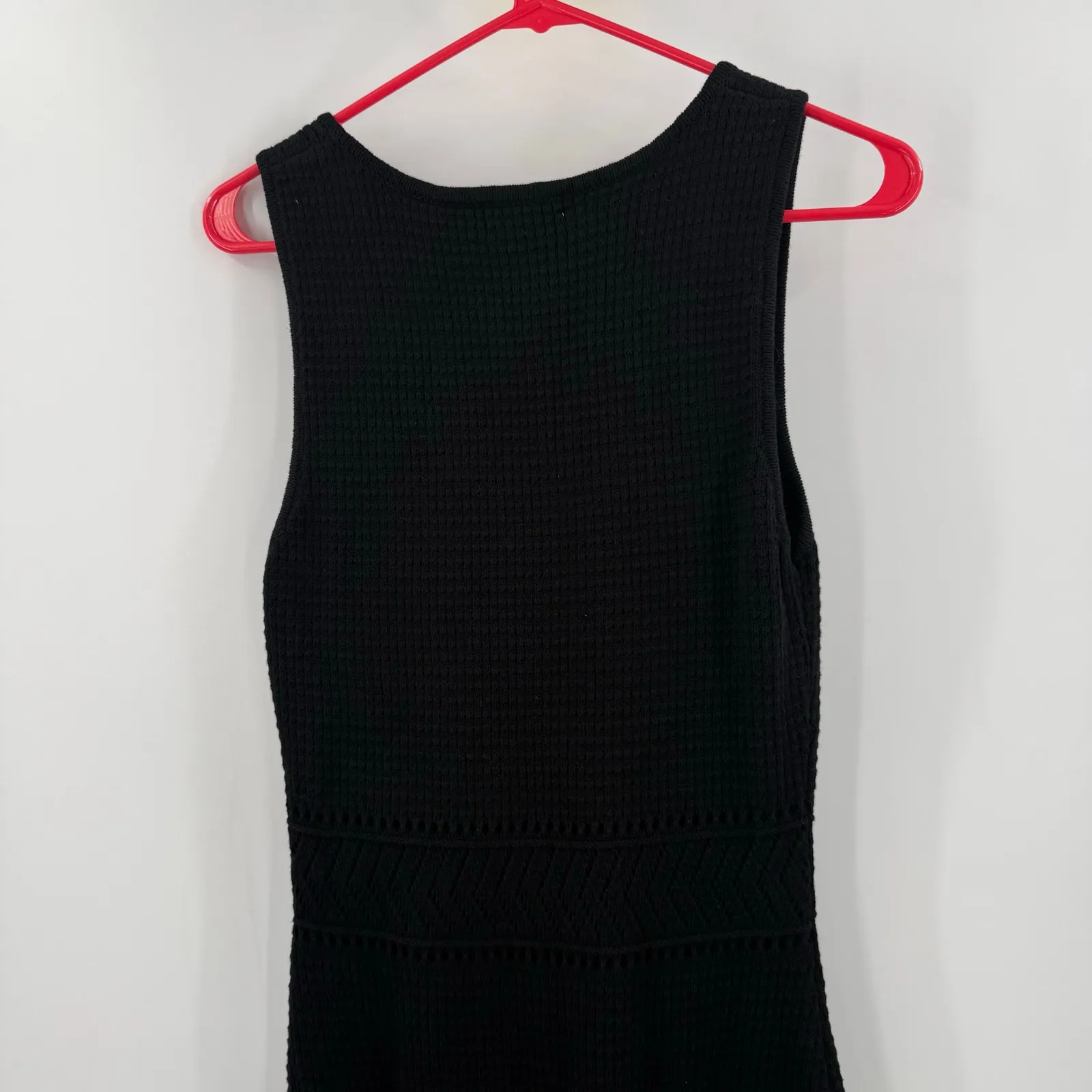 Z Supply Dress Women’s Size Medium Tarelle Crochet Maxi Dress NWT Black Knit - Image 11