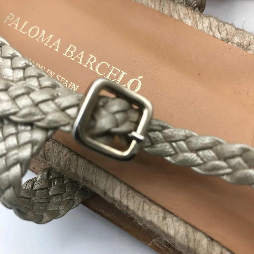 PALOMA BARCELO MADE IN SPAIN Sandals. Tan Size 10 - Image 9