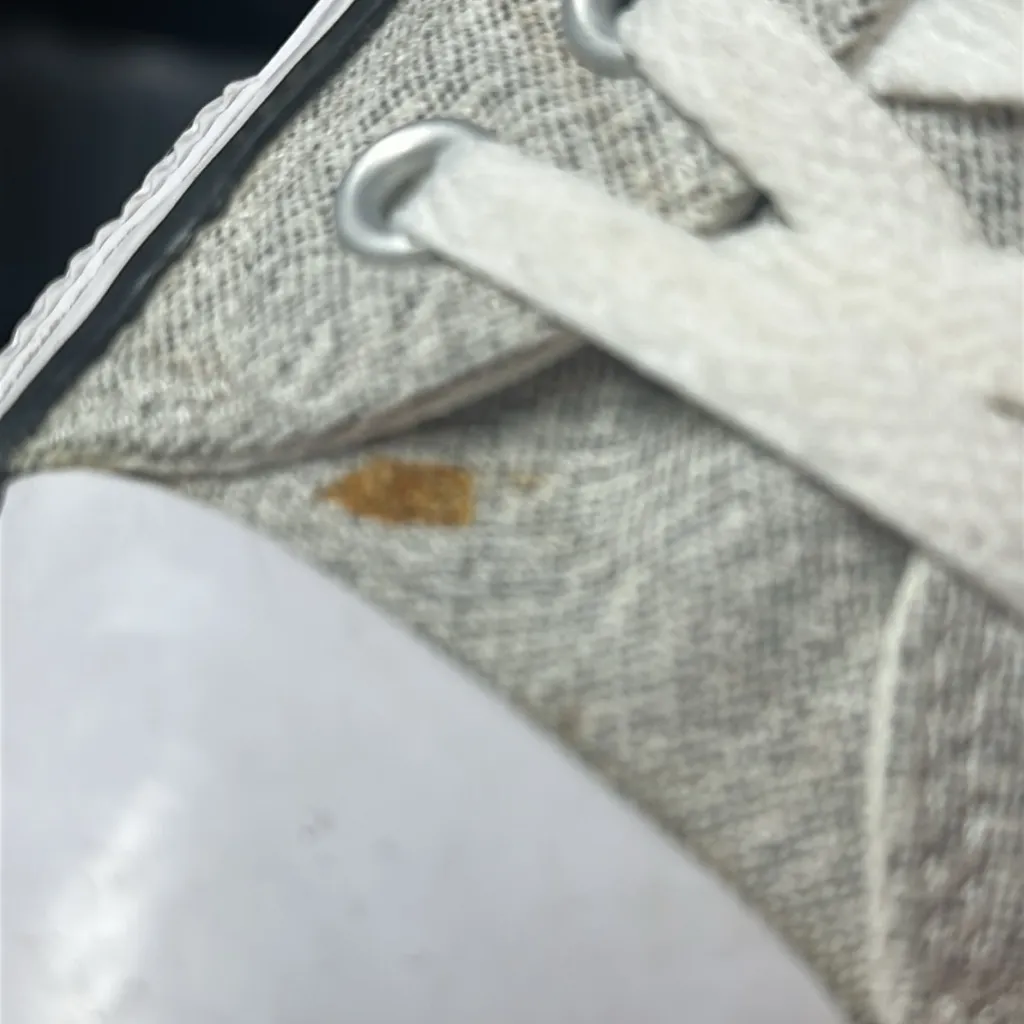 Converse All Star Tennis Shoes Womens‎ Size 7 Gray And White - Image 10