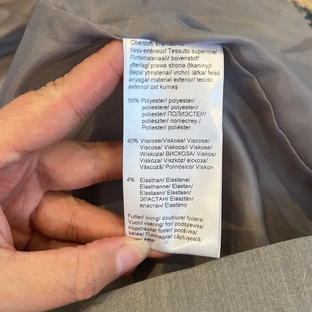 Solid Grey Sleeveless Sheath Dress - Image 9