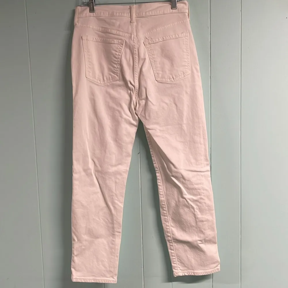 High rise straight white jeans - Image 3