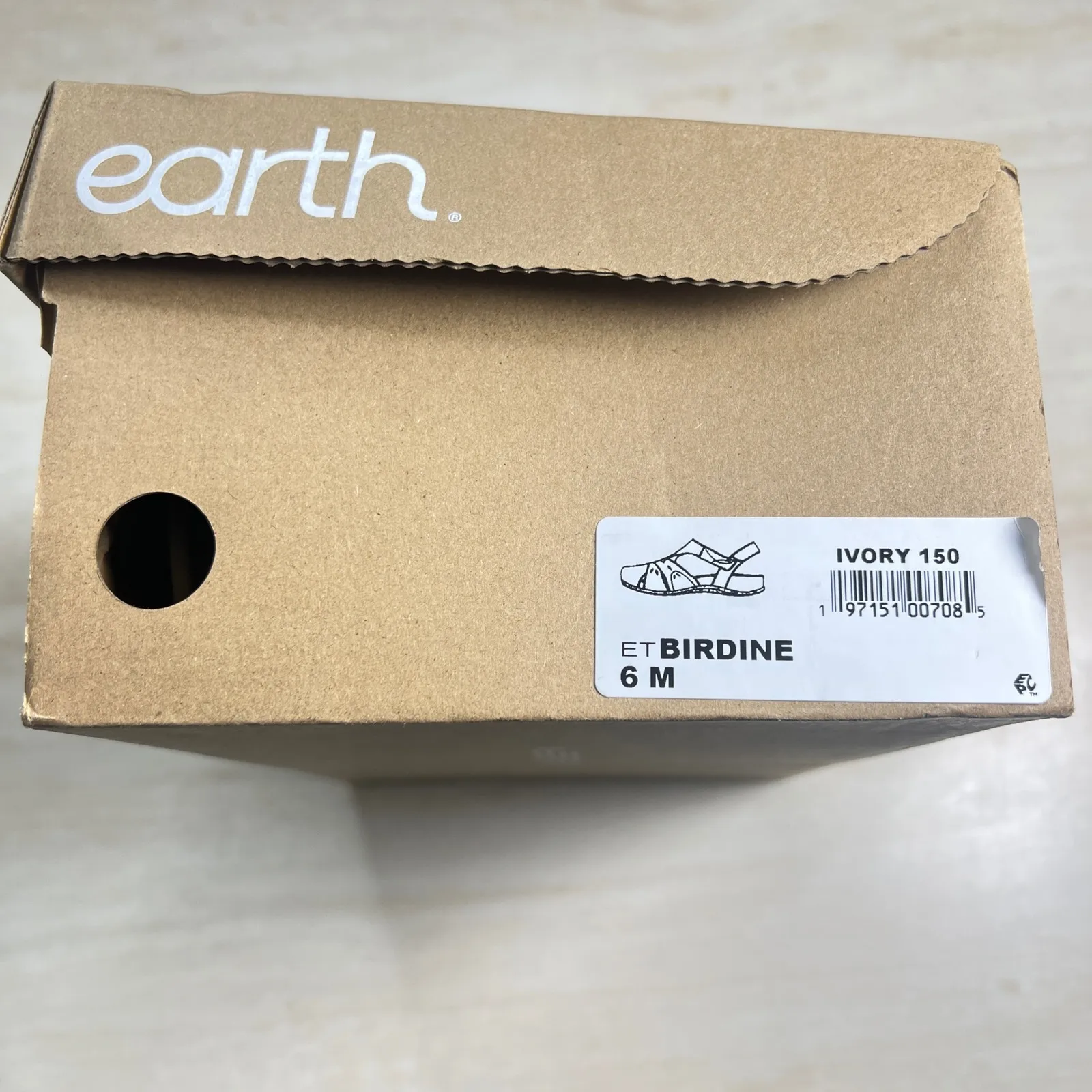 Earth Origins Women's Sandals Size 6M Beige Leather Comfort Casual Shoes - Image 12