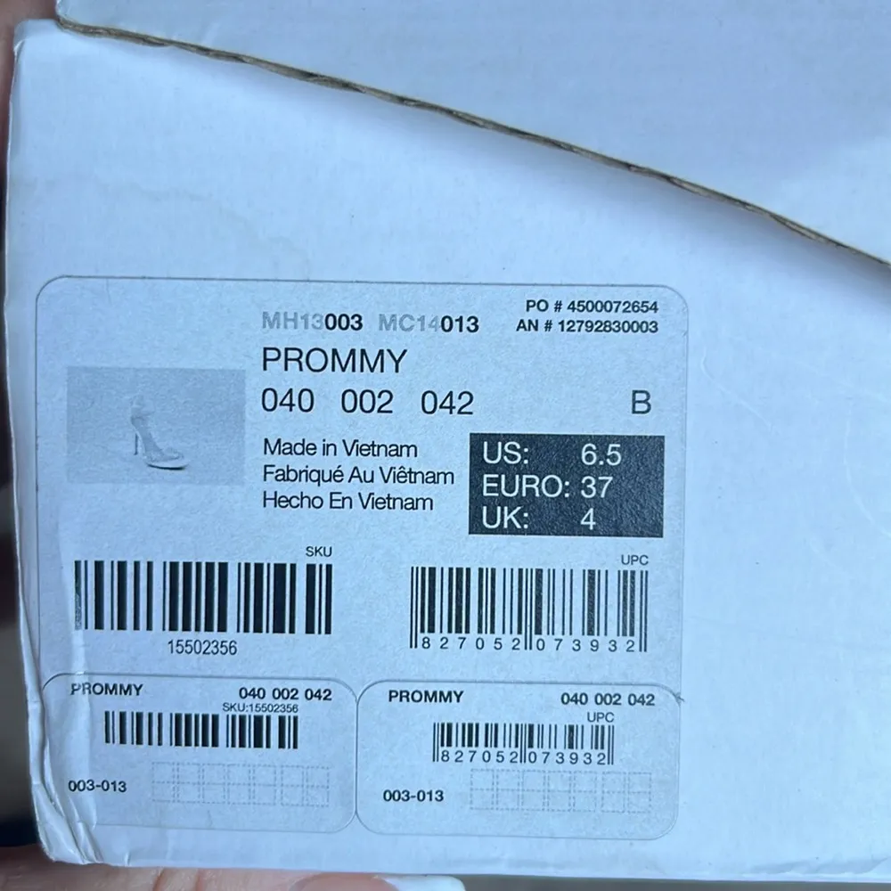 Aldo Prommy silver rhinestone heels - Image 2