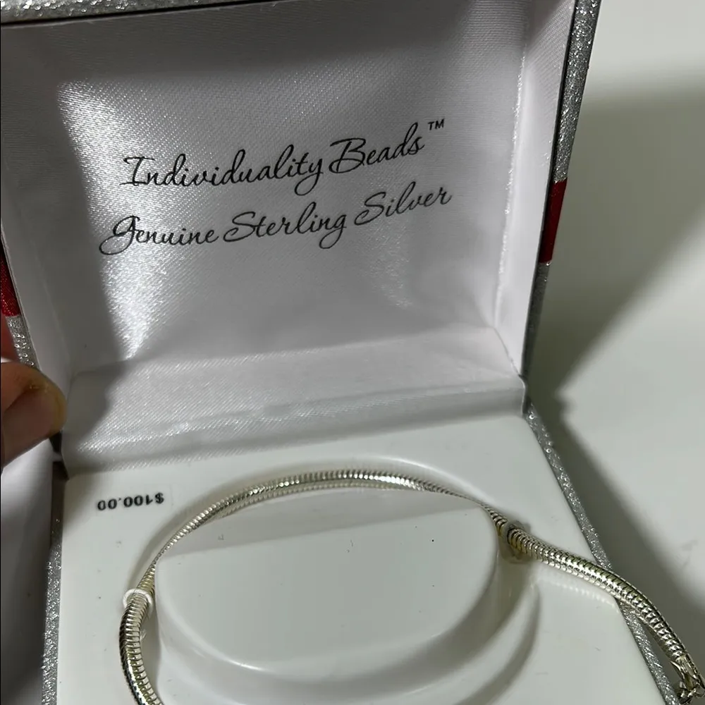 Silver Mesh Snake Chain Bracelet - Image 12