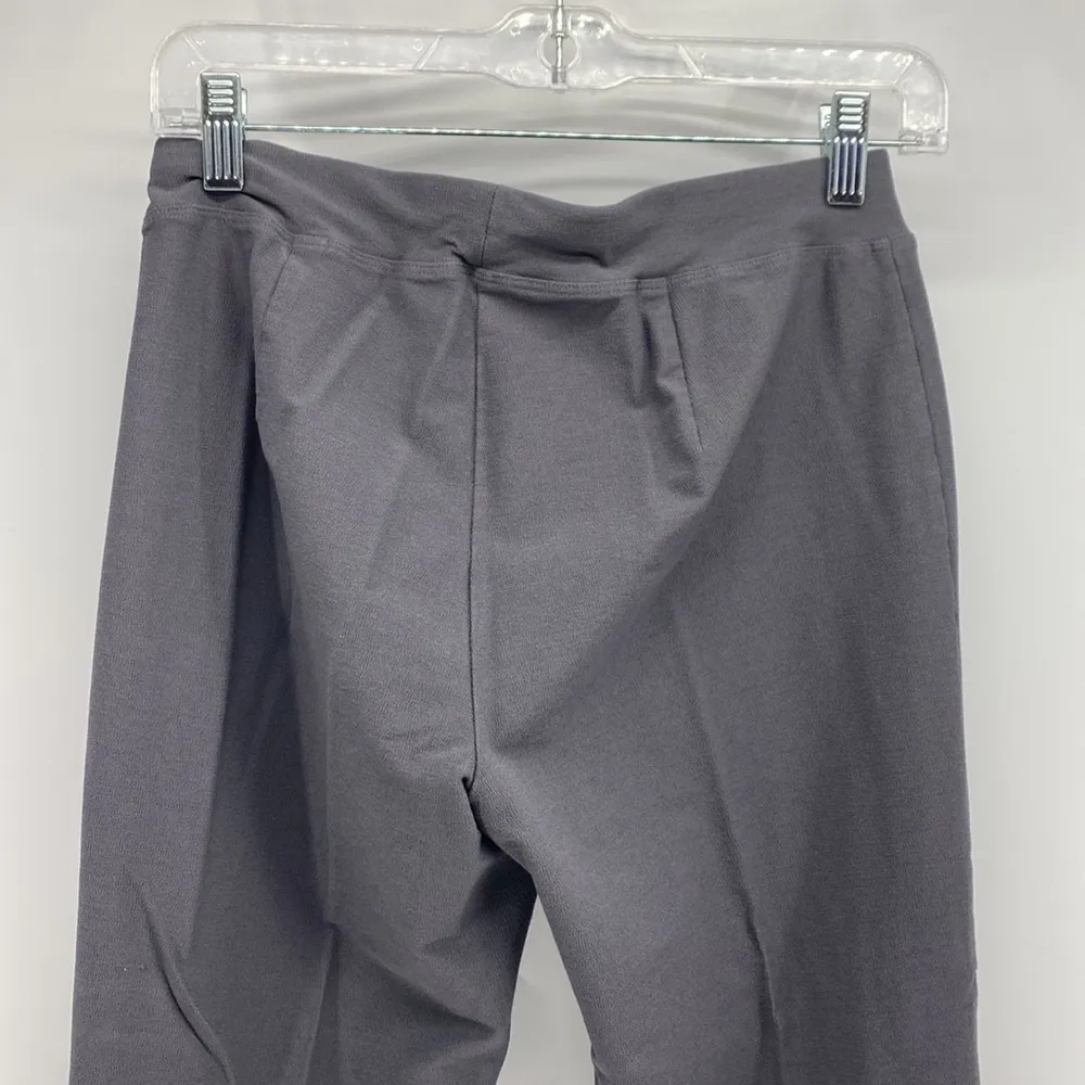 Eileen Fisher WASHABLE STRETCH CREPE PANT SLIM FIT, ANKLE LENGTH graphite - Image 6